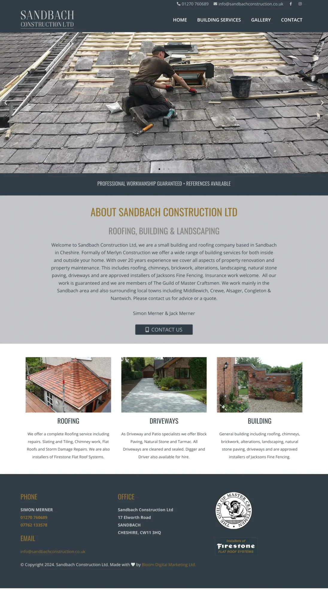 sanbach construction home